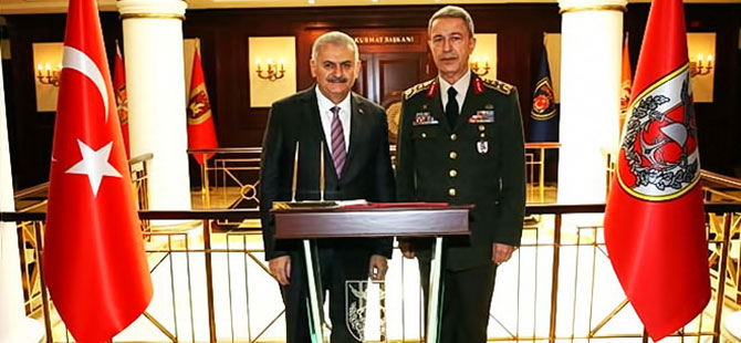 Başbakan Yıldırım’dan Genelkurmay’a ziyaret