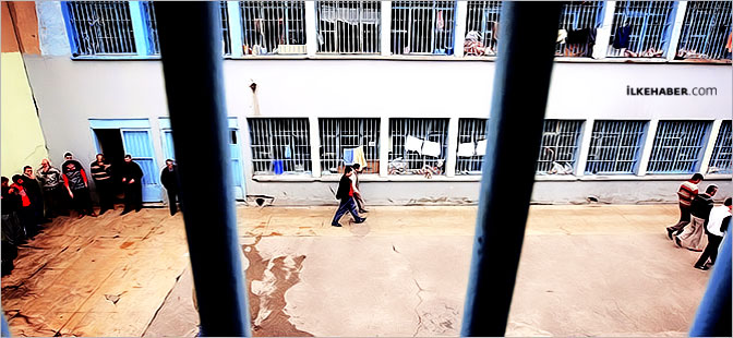 Türkiye'de tutuklu sayısında yüzde 191'lik artış