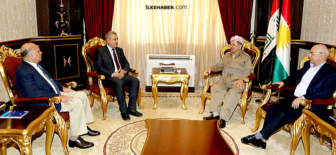 Başkan Barzani ENKS Başkanı’nı kabul etti