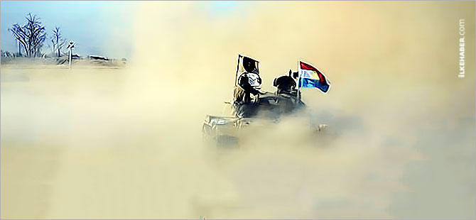 Şengal’deki Peşmerge mevzilerine 4 koldan saldırı