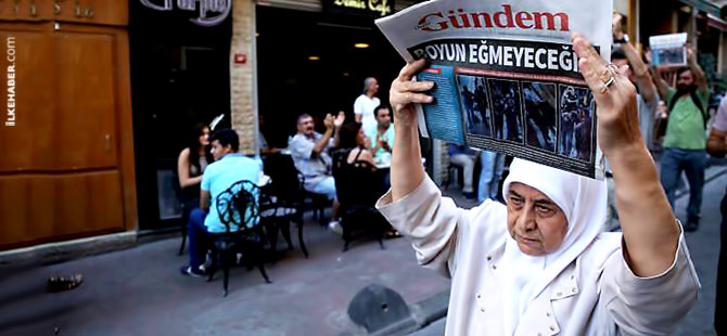 Özgür Gündem’e baskın protesto edildi