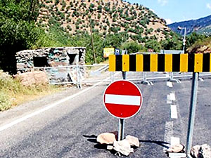 Dersim-Pülümür yolu trafiğe kapatıldı