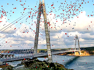 Yavuz Sultan Selim Köprüsü açıldı