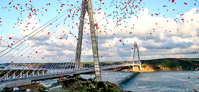 Yavuz Sultan Selim Köprüsü açıldı