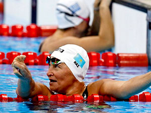 50 yaşındaki Paralimpik yüzücüden dünya rekoru