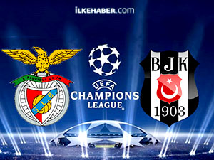 Beşiktaş deplasmanda Benfica ile 1-1 berabere kaldı