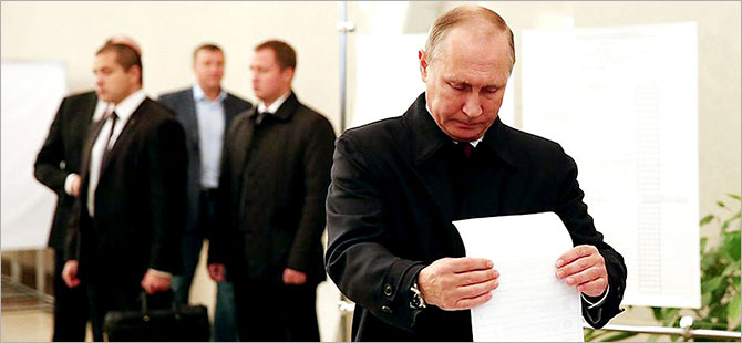 Rusya'da seçim sonuçları şaşırtmadı