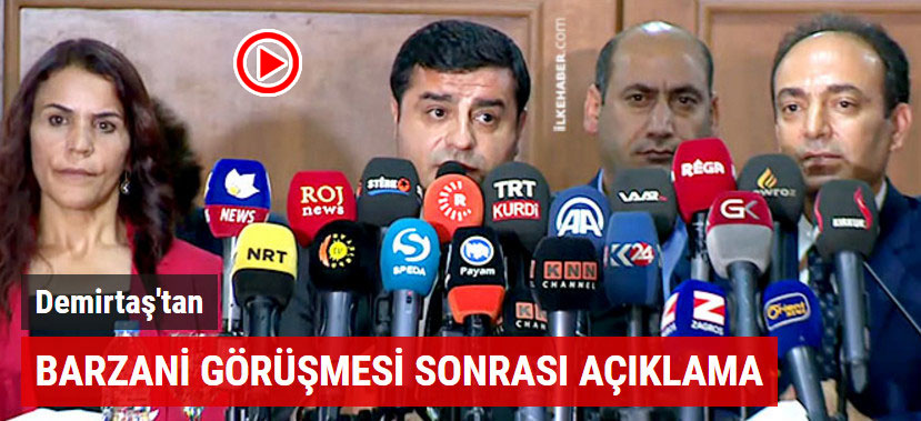 Barzani-Demirtaş görüşmesi sonrası açıklama