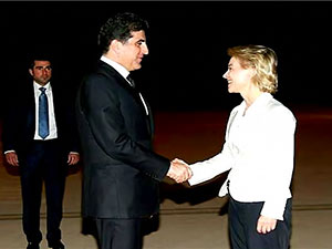 Almanya Savunma Bakanı Hewler'de