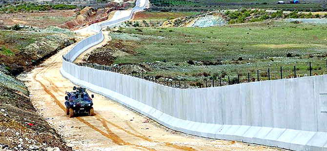 Rojava sınırına dünyanın en uzun 3. duvarı