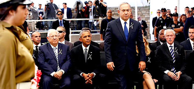 Dünya liderleri Şimon Peres’in cenazesinde buluştu