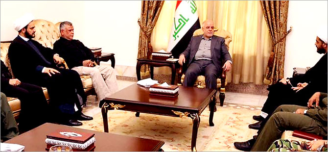 Irak Başbakanı İbadi Haşdi Şabi liderleriyle görüştü