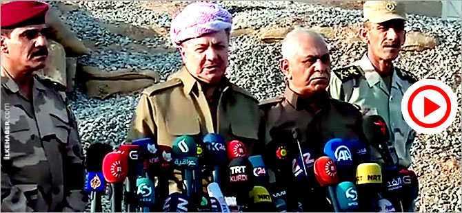 Barzani cephe'de açıklama yaptı: Bugün tarihi bir gün