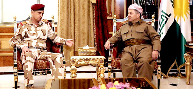 Barzani Genel Kurmay Başkanı’nı kabul etti