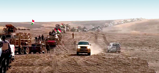 Peşmerge üç koldan operasyon başlattı