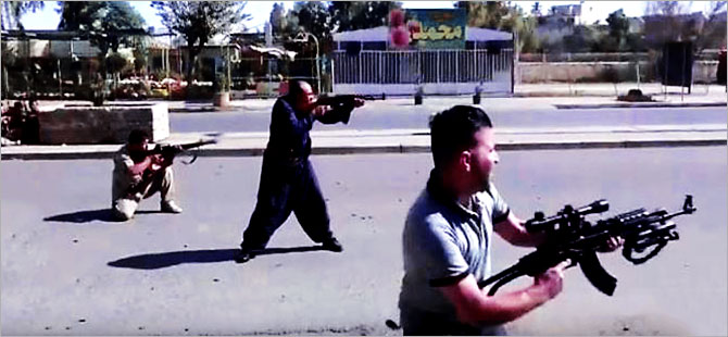 Gönüllü Peşmergeler Kerkük’e akın etti