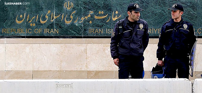 Ankara'daki İran Büyükelçiliği'nin önünde silah sesleri