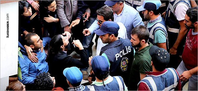 Diyarbakır'da Kışanak ve Anlı protestosuna müdahale