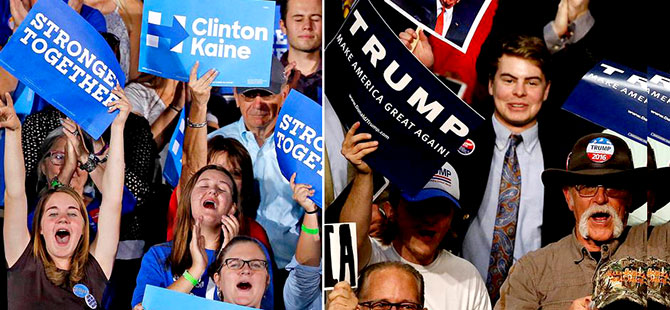 ABD’de son anketlere göre Clinton önde