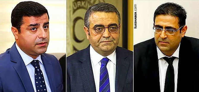 Demirtaş, Tanrıkulu ve Baluken hakkında suç duyurusu