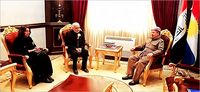 Barzani, Çürükkaya ailesine başsağlığı diledi