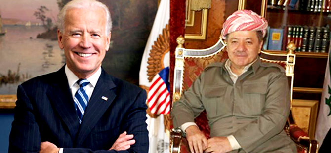Joe Biden'dan Mesud Barzani'ye telefon