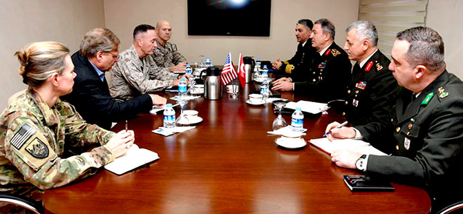 Hulusi Akar, ABD Genelkurmay Başkanı ile görüştü