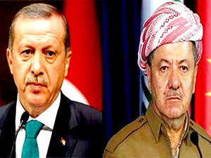 Erdoğan'dan Mesud Barzani'ye taziye telefonu