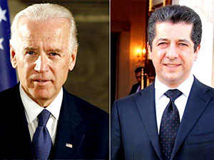 Mesrur Barzani, Joe Biden ile görüştü