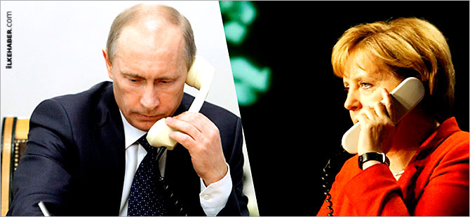 Merkel'den Putin'e çağrı: Akan kanı durdurun