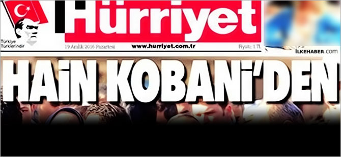 Hürriyet: "Bombacı Kobani'den" haberi vahim bir hata