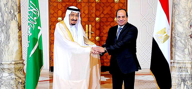 Mısır iki adayı Suudi Arabistan'a devrediyor