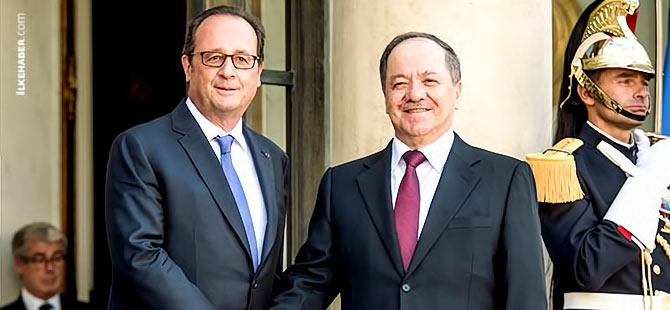 Mesud Barzani Fransa'ya gidiyor