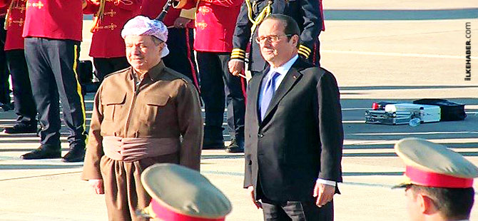 Fransa Cumhurbaşkanı Hollande Hewler'de