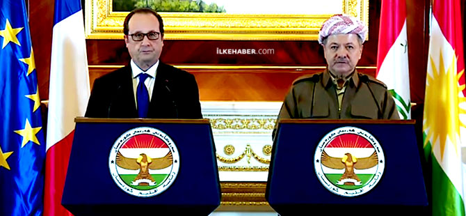 Hollande: Peşmerge'ye saygılar sunuyorum
