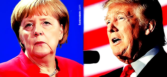 Merkel, Trump'a cevap verdi
