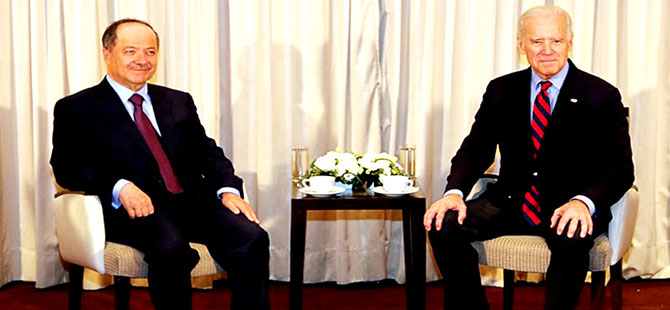 Mesut Barzani, Davos’ta Joe Biden ile görüştü