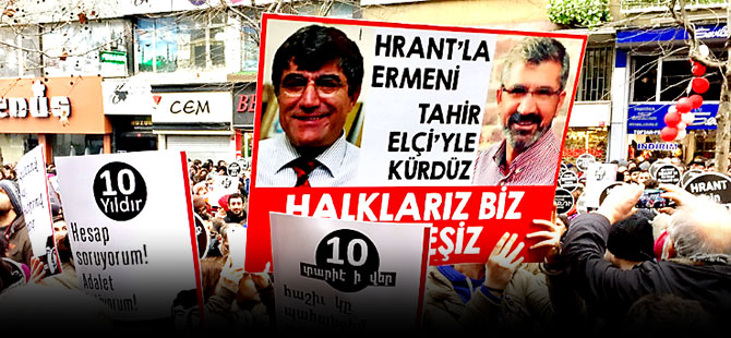 Hrant Dink, Agos gazetesi önünde anıldı