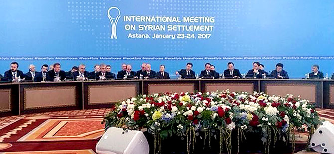 Astana başladı: Suriye’de taraflar ilk kez aynı masada