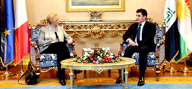 Neçirvan Barzani İtalya Savunma Bakanı ile görüştü