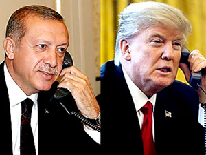 Erdoğan ile Trump Suriye konusunu görüştü