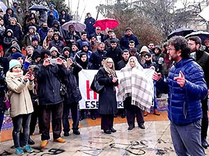 İhraç edilen Taşkın'dan kar altında ders