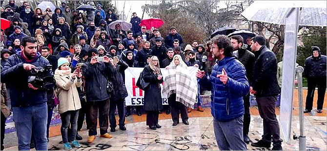 İhraç edilen Taşkın'dan kar altında ders