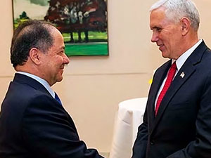 Barzani  ABD Başkan Yardımcısı Pence ile görüştü
