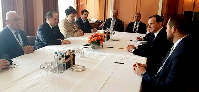 Mesud Barzani, Brett McGurk ile görüştü