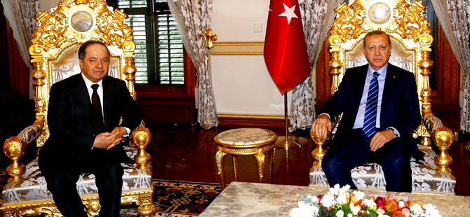 Barzani-Erdoğan görüşmesi sona erdi