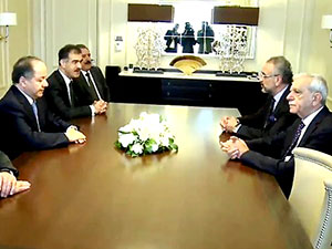Mesud Barzani, Ahmet Türk ile görüştü
