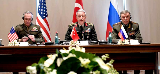 Türkiye, ABD ve Rusya Genelkurmay başkanları görüştü