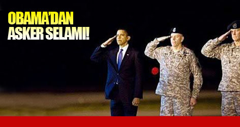 Obama, asker gibi selama durdu!
