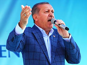 Erdoğan: Faşistlerin torunlarına gereken cevabı verin